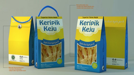 Packaging: Kemasan Keripik Keju